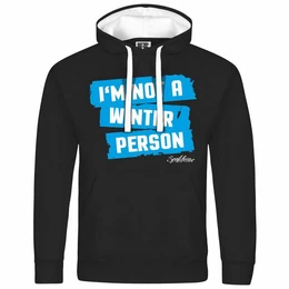 Kapuzenpullover Herren Kapuzenpullover Im not a winter person Mit Print Motiv, Grafik
