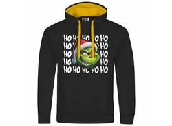 deinshirt Kapuzenpullover Herren Ho Ho Ho Grinch 