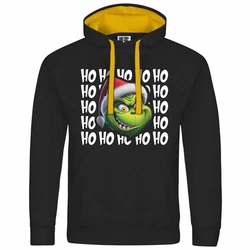deinshirt Kapuzenpullover Herren Ho Ho Ho Grinch 