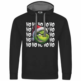Kapuzenpullover Herren Kapuzenpullover Ho Ho Ho Grinch Mit Print Motiv, Grafik