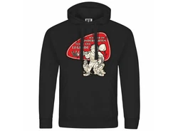 deinshirt Kapuzenpullover Herren Ich war im Kindergarten schon eine Legende Rot/Schwarz