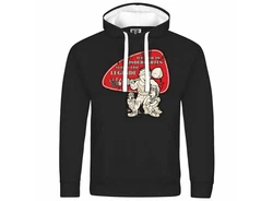 deinshirt Kapuzenpullover Herren Ich war im Kindergarten schon eine Legende Schwarz/Creme/Rot/Beige