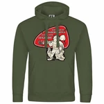 deinshirt Kapuzenpullover Herren Ich war im Kindergarten schon eine Legende Dunkelgrün/Grün