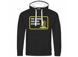 deinshirt Kapuzenpullover Iss keinen gelben Schnee Mit Print Motiv gelb
