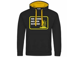 deinshirt Kapuzenpullover Iss keinen gelben Schnee Mit Print Motiv gelb