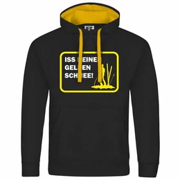 Kapuzenpullover Herren Kapuzenpullover Iss keinen gelben Schnee Mit Print Motiv, Grafik