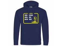 deinshirt Kapuzenpullover Iss keinen gelben Schnee Mit Print Motiv gelb