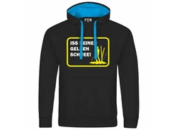 deinshirt Kapuzenpullover Iss keinen gelben Schnee Mit Print Motiv gelb