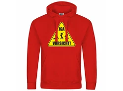 deinshirt Kapuzenpullover Junggesellenabschied Orange/Rot/Weiß/Dunkelrot/Gelb
