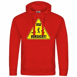 deinshirt Kapuzenpullover Junggesellenabschied Orange/Rot/Weiß/Dunkelrot/Gelb