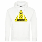 deinshirt Kapuzenpullover Junggesellenabschied Weiß/Gelb