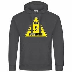 deinshirt Kapuzenpullover Junggesellenabschied Hellgrau/Dunkelgrau/Gelb/Grau