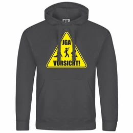 Kapuzenpullover Herren Kapuzenpullover Junggesellenabschied Vorsicht Mit Print Motiv, Grafik