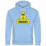 deinshirt Kapuzenpullover Junggesellenabschied Hellblau