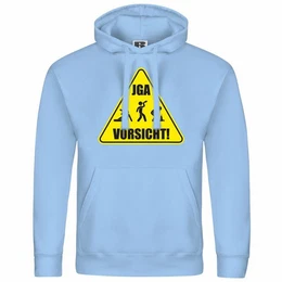 Kapuzenpullover Herren Kapuzenpullover Junggesellenabschied Vorsicht Mit Print Motiv, Grafik