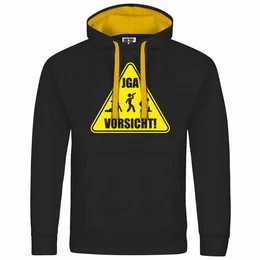Kapuzenpullover Herren Kapuzenpullover Junggesellenabschied Vorsicht Mit Print Motiv, Grafik