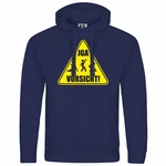 deinshirt Kapuzenpullover Junggesellenabschied Hellblau/Dunkelblau