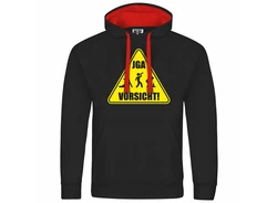 deinshirt Kapuzenpullover Junggesellenabschied Gelb/Weiß/Orange/Dunkelgrau/Schwarz/Rot
