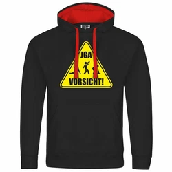 deinshirt Kapuzenpullover Junggesellenabschied Gelb/Weiß/Orange/Dunkelgrau/Schwarz/Rot