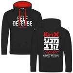 deinshirt Kapuzenpullover Krav Maga self defense Rot