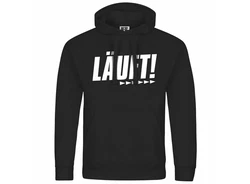 deinshirt Kapuzenpullover Herren Mit Print Motiv Schwarz/Rot