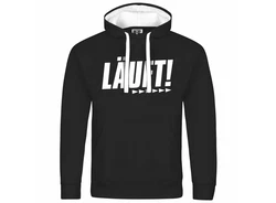 deinshirt Kapuzenpullover Herren Mit Print Motiv Schwarz/Mintgrün/Rot