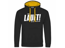 deinshirt Kapuzenpullover Herren Mit Print Motiv Gelb/Schwarz/Rot