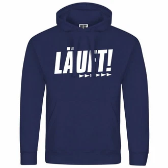 deinshirt Kapuzenpullover Herren Mit Print Motiv Dunkelblau/Hellblau/Blau