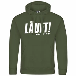 deinshirt Kapuzenpullover Herren Mit Print Motiv Dunkelgrün