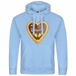 deinshirt Kapuzenpullover Herren Lebkuchenherz Durscht Mit Print Motiv Hellblau/Blau/Grau/Gold deinshirt Kapuzenpullover Herren Lebkuchenherz Durscht Mit Print Motiv Hellblau/Blau/Grau/Gold
