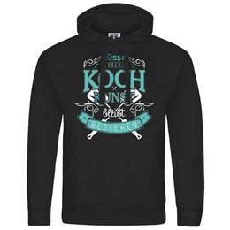Kapuzenpullover Herren Kapuzenpullover Ksse vergehen Kochkunst bleibt bestehen Mit Print Motiv, Grafik