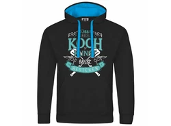 deinshirt Kapuzenpullover Herren Mit Print Motiv Grafik Schwarz/Blau
