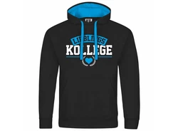 deinshirt Kapuzenpullover Herren Lieblingskollege Blau/Braun/Hellblau