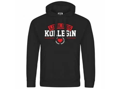 deinshirt Kapuzenpullover Lieblingskollegin Mit Print Motiv Dunkelrot/Schwarz/Rot/Braun