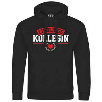 deinshirt Kapuzenpullover Lieblingskollegin Mit Print Motiv Dunkelrot/Schwarz/Rot/Braun deinshirt Kapuzenpullover Lieblingskollegin Mit Print Motiv Dunkelrot/Schwarz/Rot/Braun