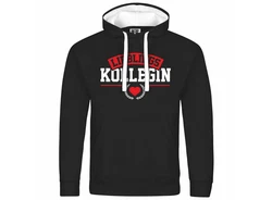 deinshirt Kapuzenpullover Lieblingskollegin Mit Print Motiv Schwarz/Braun/Rot/Dunkelgrün
