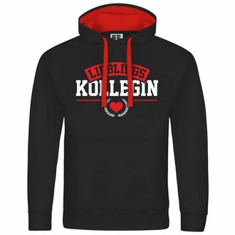 deinshirt Kapuzenpullover Lieblingskollegin Mit Print Motiv Schwarz/Dunkelrot/Rot/Braun deinshirt Kapuzenpullover Lieblingskollegin Mit Print Motiv Schwarz/Dunkelrot/Rot/Braun