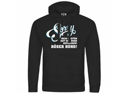 deinshirt Kapuzenpullover Herren Sorry mein Kostüm hat der Hund gefressen Hellblau/Beige/Rot/Blau/Schwarz