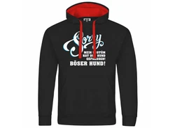 deinshirt Kapuzenpullover Herren Sorry mein Kostüm hat der Hund gefressen Dunkelrot/Rot/Beige/Grün/Schwarz