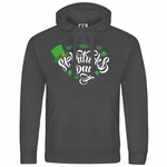 deinshirt Kapuzenpullover St Patricks Day Grafik Grün/Dunkelgrau/Grau/Dunkelgrün