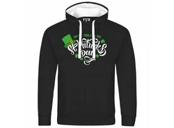 deinshirt Kapuzenpullover St Patricks Day Grafik Grün/Dunkelgrün/Blau