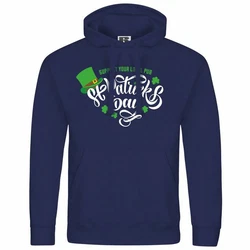 deinshirt Kapuzenpullover St Patricks Day Grafik Blau