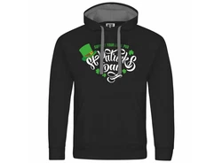 deinshirt Kapuzenpullover St Patricks Day Grafik Grün/Dunkelgrün