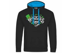 deinshirt Kapuzenpullover St Patricks Day Grafik Blau/Grün