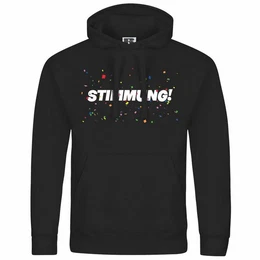 Kapuzenpullover Herren Kapuzenpullover STIMMUNG Konfetti Mit Print Motiv, Grafik