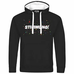 Kapuzenpullover Herren Kapuzenpullover STIMMUNG Konfetti Mit Print Motiv, Grafik