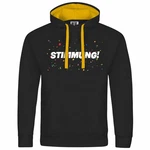 deinshirt Kapuzenpullover Herren STIMMUNG Mit Print Motiv Gelb/Braun/Silber