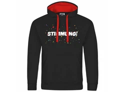 deinshirt Kapuzenpullover Herren STIMMUNG Mit Print Motiv Braun/Silber/Rot/Schwarz/Dunkelrot