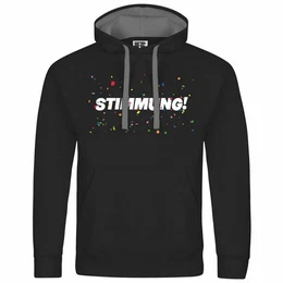 Kapuzenpullover Herren Kapuzenpullover STIMMUNG Konfetti Mit Print Motiv, Grafik