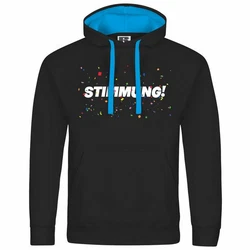 deinshirt Kapuzenpullover Herren STIMMUNG Mit Print Motiv Silber/Braun/Schwarz